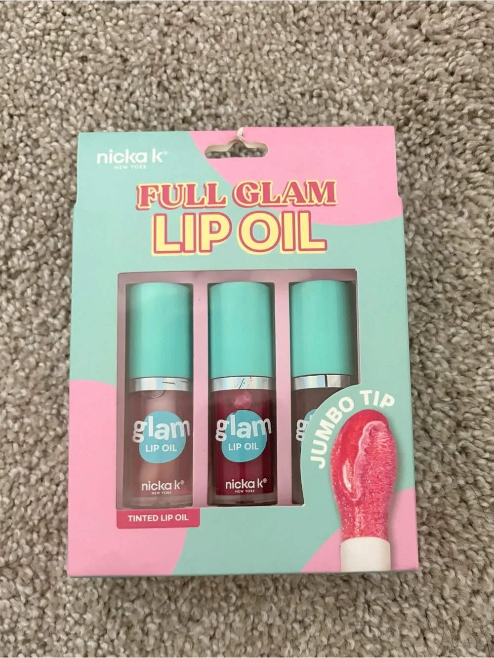 Full Glam Lip Oil Trio - Pink Tinted Lip Oil